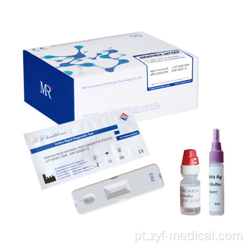 Kit de teste rápido de diagnóstico de adenovírus de ouro coloidal